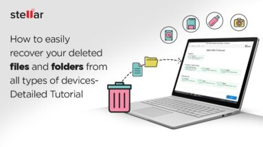 How to easily recover your deleted files and folders from all types of devices- Detailed Tutorial