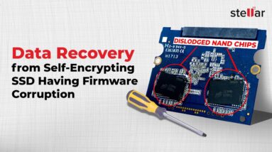 How to Recover Data from a Self-Encrypting SSD Having Firmware Corruption?