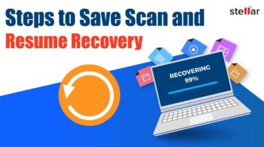 How to Save Scan information & Resume Recovery using Stellar Photo Recovery?