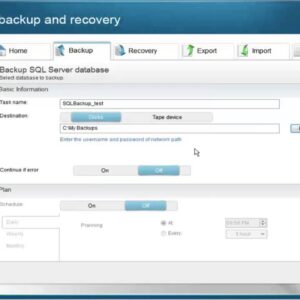 Back Up and Restore of SQL Server Databases with EaseUS Todo Backup