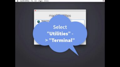 Disable System Integrity Protection to recover data from Mac OS 10 13 system drive