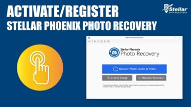 How to Activate / Register Stellar Photo Recovery software ?