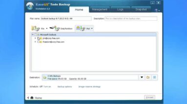How to backup email with EaseUS Todo Backup?
