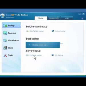 How to backup exchange server with EaseUS Todo Backup?