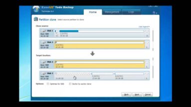 How to clone partition with EaseUS Todo Backup?