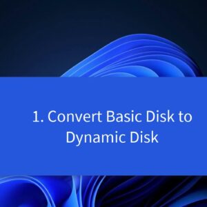 How to Convert Basic Disk to Dynamic | Dynamic to Basic