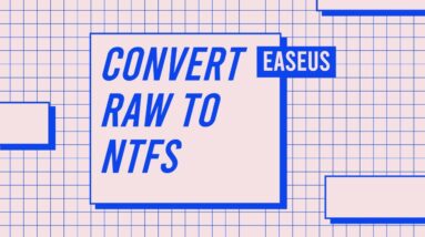 How to Convert/Format RAW to NTFS Without Losing Data - EaseUS