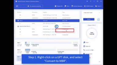 How to Convert GPT to MBR?