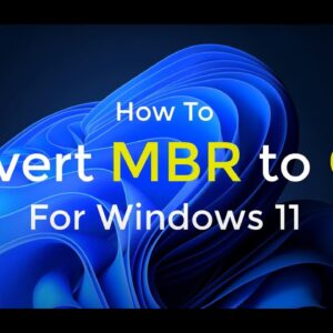 How to Convert MBR to GPT for Windows 11  - EaseUS