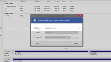 How to create a bootable USB drive partition manager