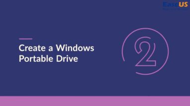 How to Create A Windows 10/8/7 Portable USB Drive - EaseUS