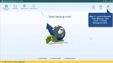 How to create WinPE rescue CD/DVD of EaseUS Todo Backup