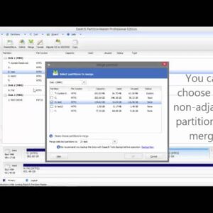 How to merge partitions without losing data