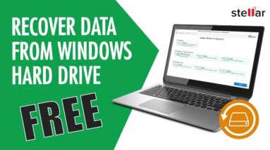 How to recover data from Windows hard Drive (FREE)