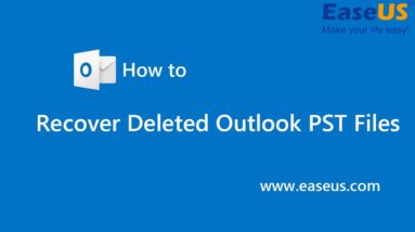 How to Recover Deleted or Lost Outlook PST Files