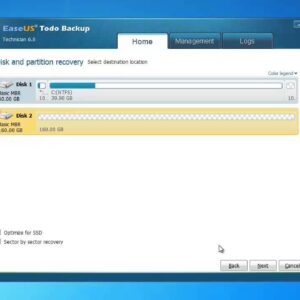 How to recover hard disk with EaseUS Todo Backup?