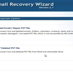 How to recover lost outlook PST files