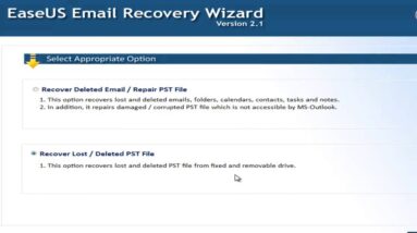 How to recover lost outlook PST files