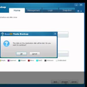 Clone hard disk, partition to upgrade disk on Windows 7 with EaseUS Todo Backup.mp4