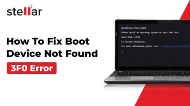 How to Fix Boot Device Not Found 3F0 Error? - Boot Device Not Found Windows 10 hp