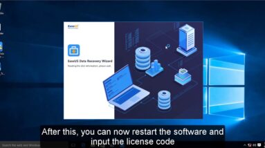 Offline Activation of EaseUS Data Recovery Wizard for Windows 12.x
