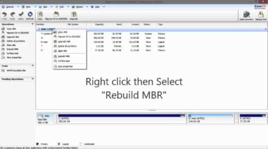 How to rebuild MBR to fix the boot failure with EaseUS Partition Master