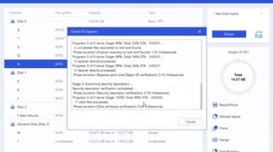 Quick Fix to Check File System with EaseUS Partition Master