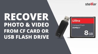 Recover Lost Photos and Videos from CF Card or USB Flash drive