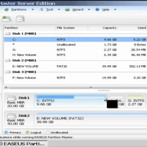 Resize Server Partition Manager Software