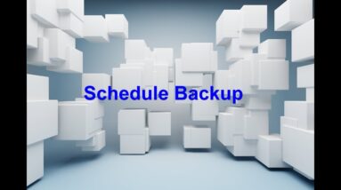 Schedule Backup [EaseUS Todo Backup Personal Edition]