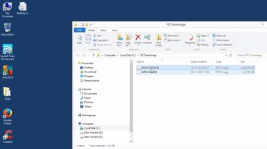 Transfer files, programs from Windows 7 to Windows 8