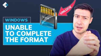 How to Fix Windows Was Unable to Complete the Format? [Solved with 5 Solutions]