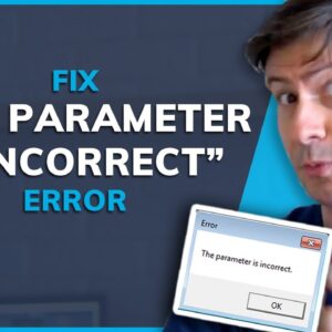How to Fix “The Parameter is Incorrect” Error on External Hard Drive in Windows 10/8/7?