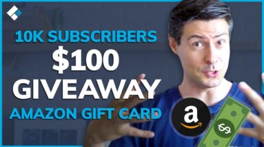 10K Subscribers Giveaway! $100 Amazon Gift Card and Recoverit Licenses