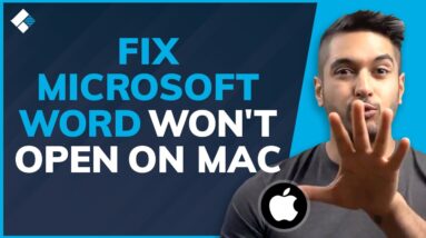 3 Solutions to Fix Microsoft Word Won't Open on Mac