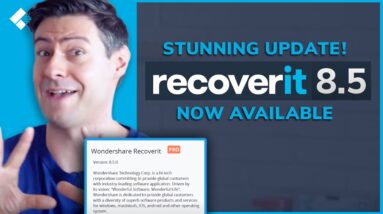 Stunning Update! Recoverit8.5 Now Available with Exclusive Recovery & Repair Features