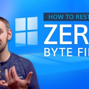 Files Become 0 Bytes | How to Restore Zero Byte Files in Windows?