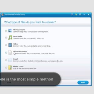 Get started with Wondershare Data Recovery (Win)