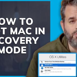 How to Boot/Start Mac in Recovery Mode?
