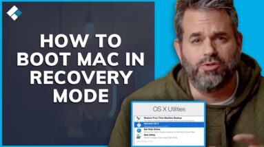 How to Boot/Start Mac in Recovery Mode?