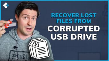 How to Easily Recover Lost Files from Corrupted USB Drive ?