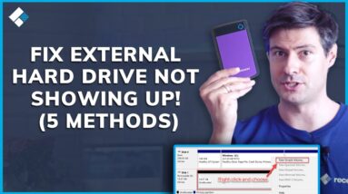 How to Fix External Hard Drive Not Showing Up
