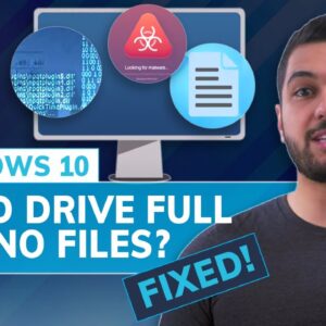 How to Fix Hard Disk Full but No Files on Windows 10?