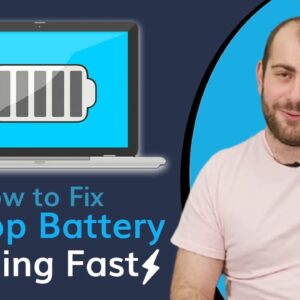How to fix Laptop  Battery Drain Fast in wiondows 10