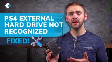How to Fix PS4 External Hard Drive Not Recognized Problem?