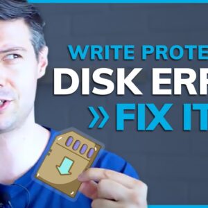 How to Fix "The Disk is Write Protected" Error? | Remove Write Protection