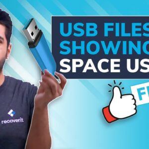 How to Fix USB Files Not Showing But Space Used Issue? [5 Solutions]