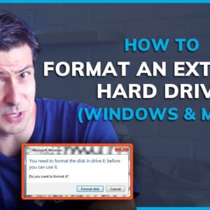 How to Format an External Hard Drive on Windows and Mac