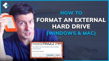 How to Format an External Hard Drive on Windows and Mac
