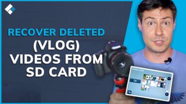 How to Recover Accidentally Deleted (Vlog) Videos from SD Card?